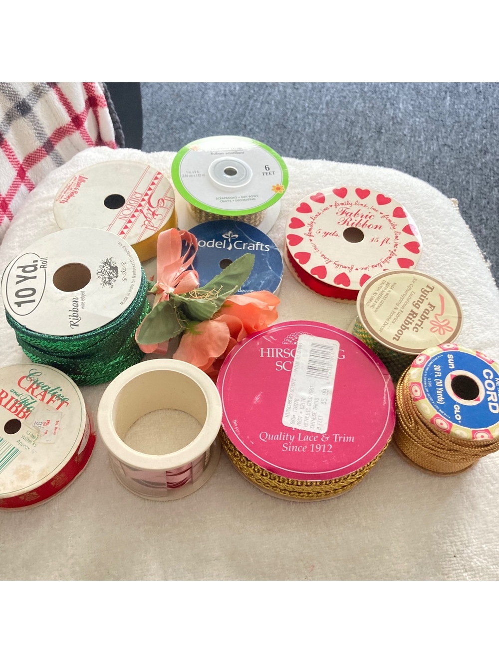 Vintage lot of ribbons